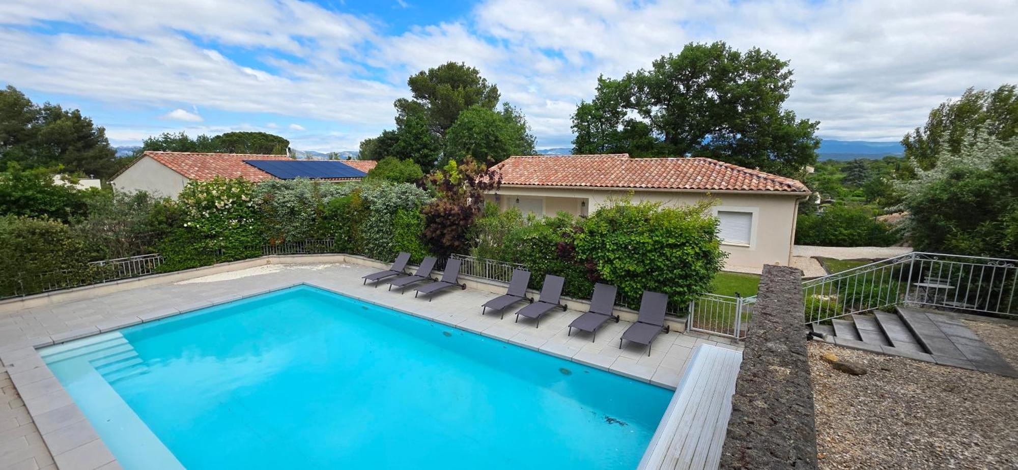 Les Dentelles Evasion Provencale Villa Avec Piscine Et Jardin Карпантра Экстерьер фото